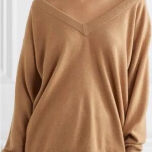 Alexander Wang Tan V-Neck Sweater